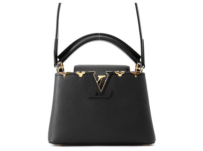 Bolsa de Ombro Louis Vuitton Capucines MINI Preto