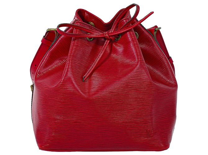 Louis Vuitton Petit Noe Epi Leather Small Rosso