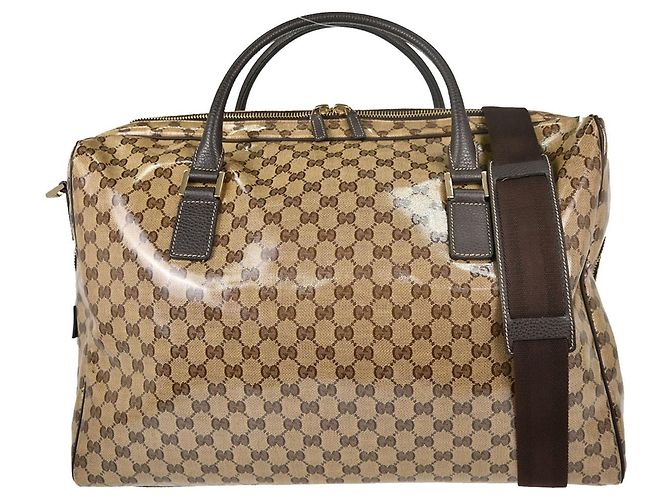 Gucci GG Top Handle GG Matelassé Leather Mini Bege