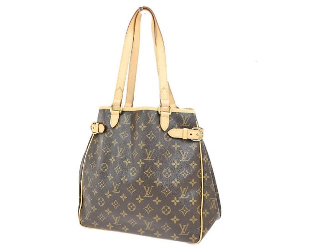 Louis Vuitton Batignolles Monogram Canvas Vertical Marrom