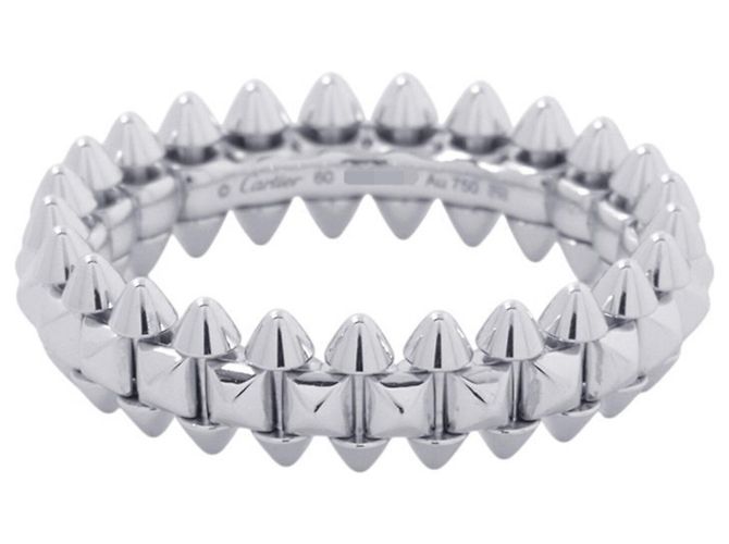 Cartier Clash de SM 18K White Gold Band Ring
