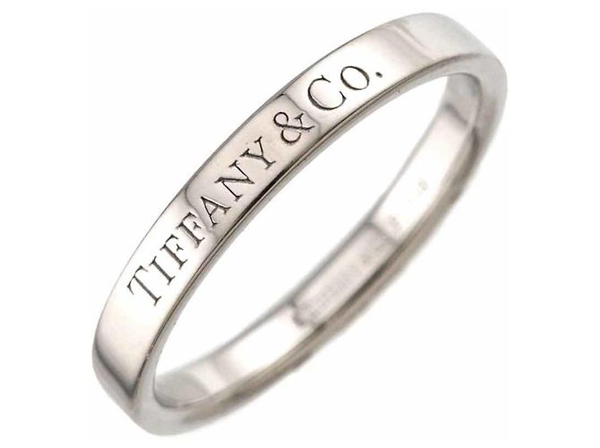 Autre Marque Tiffany & Co. Flat Band Ring aus Platin
