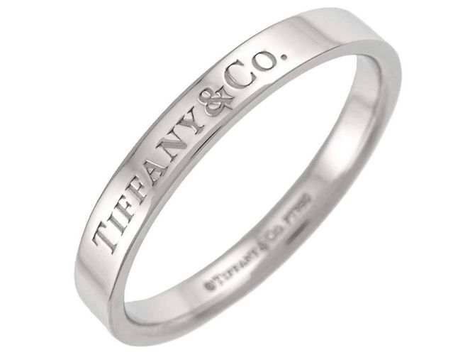 Autre Marque Tiffany & Co. Platinum Flat Band Ring