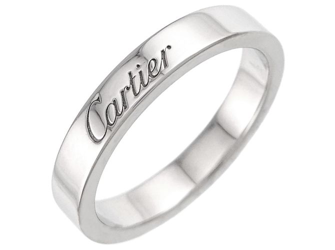 Cartier C de #48 Platin Ring