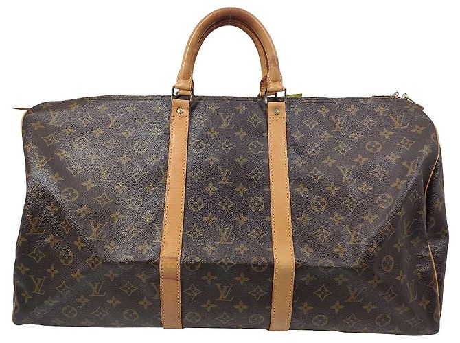 Louis Vuitton Keepall Monogram Canvas 55 Brown