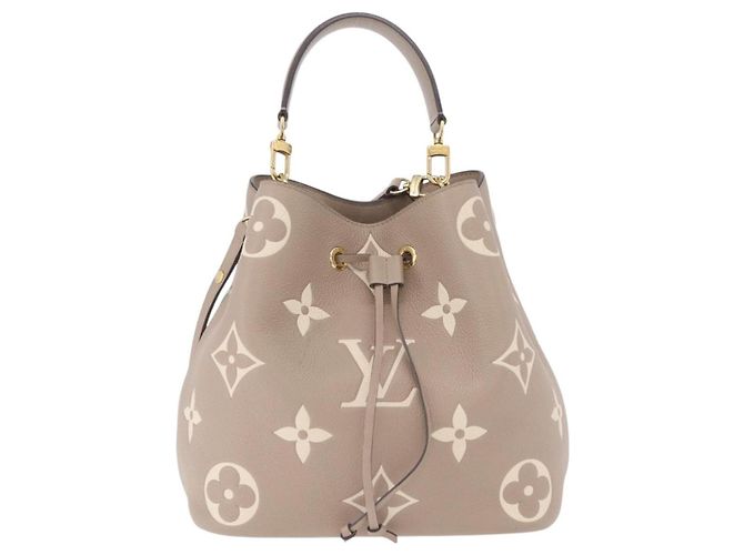 Néonoé Louis Vuitton Neo Noe By The Pool Monogram Raffia MM Beige