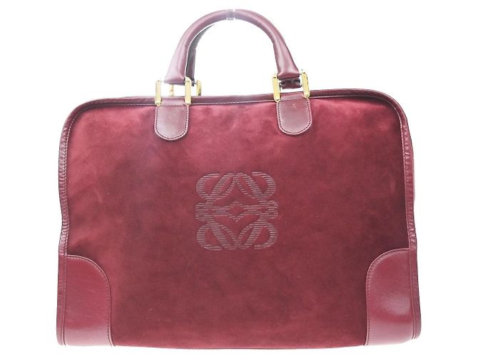 Loewe Amazona Suede 40 Burdeos