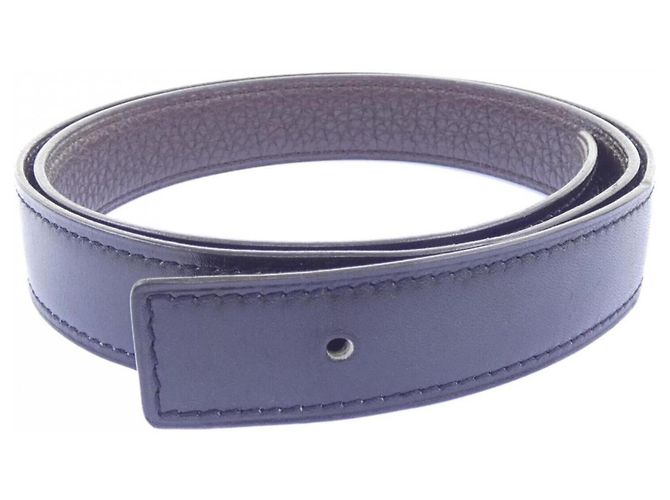 Hermès Cinto Reversível Hermes 24mm Marrom Preto