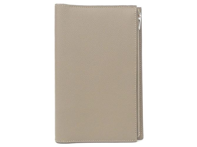Hermès Hermes EA Zip PM 074737CK Notebook Cover Brown Grey