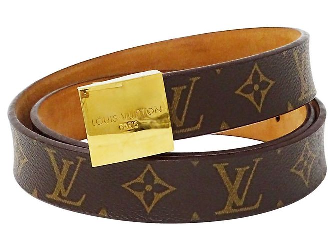 Cintura Louis Vuitton Monogram Marrone