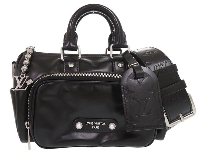 Borsa Louis Vuitton Keepall Cargo Bandoulière 25 Nero