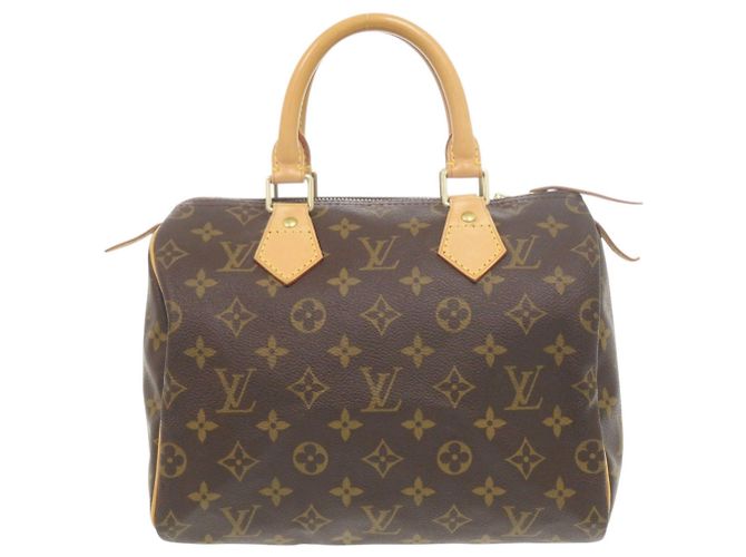 Bolso Louis Vuitton Speedy 25 Monogram Castaño