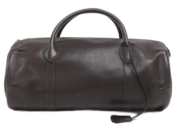Hermès Hermes Polochon 1925 Handtasche Braun