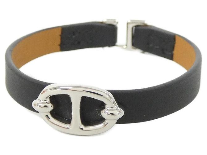 Hermès Pulseira Hermes Mini Thalassa Charm Preto