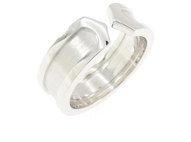 Anello Cartier C2 Small in oro bianco D'oro
