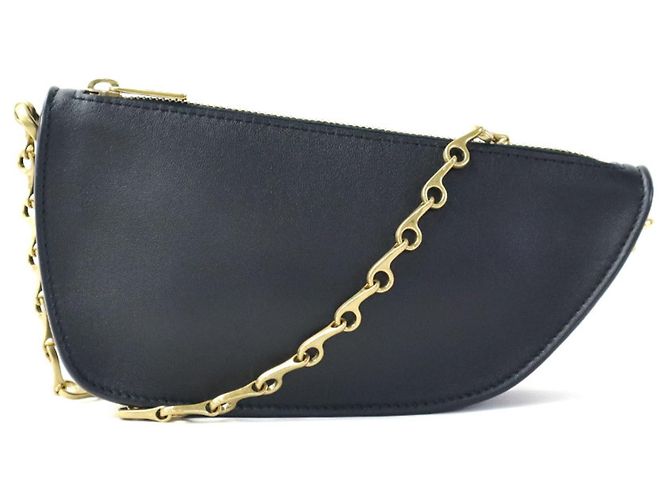 Borsa a tracolla Burberry in pelle nera