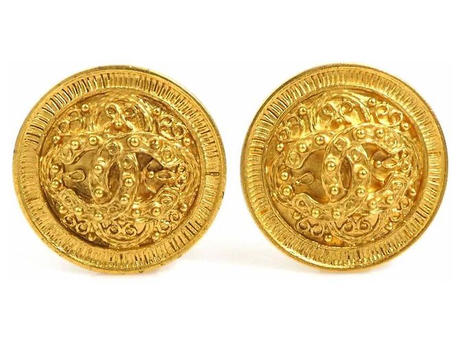 Orecchini a clip Chanel Gold D'oro