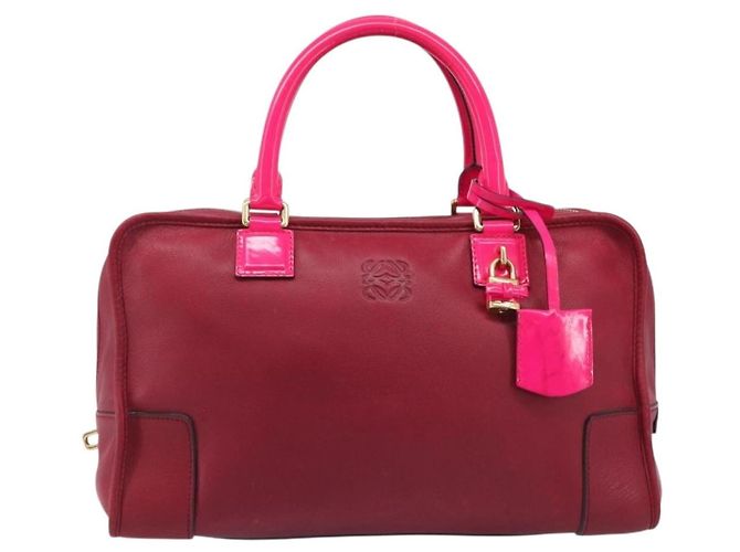 Loewe Amazona Leather 36 Rouge