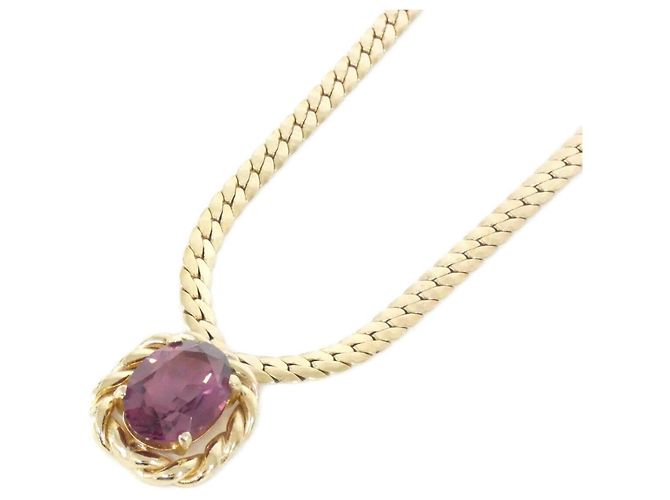 Collana Christian Dior Oro e Viola D'oro Porpora