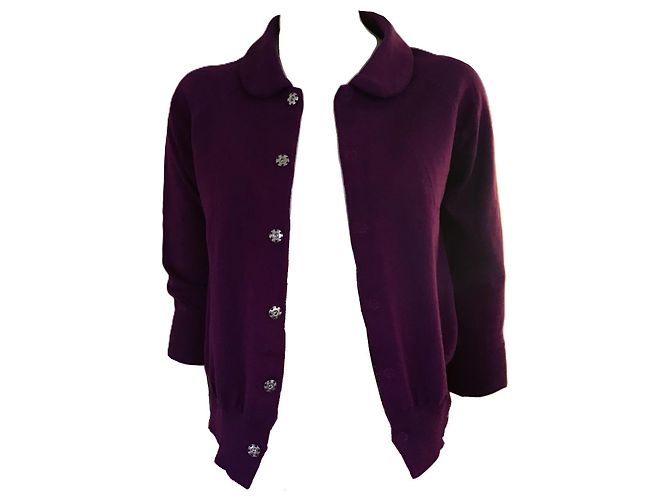 Comme Des Garcons Comme des Garçons Tricot Strickjacke Lila