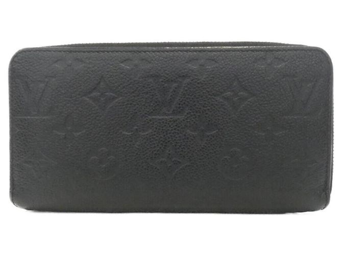 Carteira Zippy Monogram Empreinte Louis Vuitton Preto