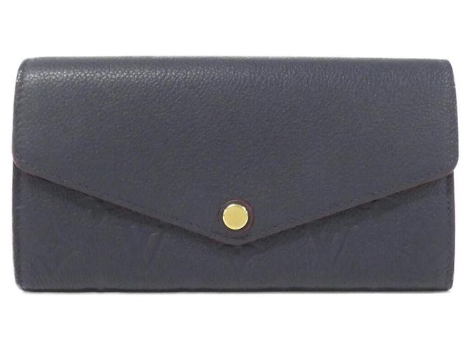 Louis Vuitton Monogram Empreinte Portefeuille Sarah Wallet Red