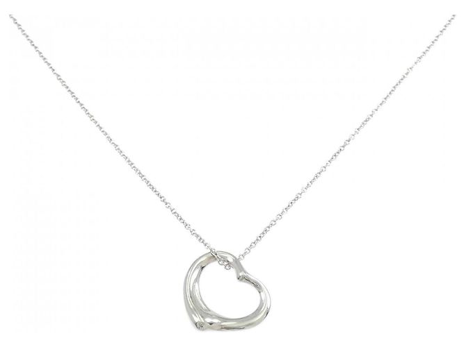 Autre Marque Collar Tiffany Open Heart en Platino 950