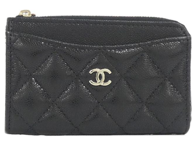 Chanel Timeless Classic Line Business Card Case Black
