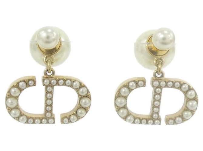 Christian Dior Tribal E1654TRIRS Ohrringe Weiß Golden
