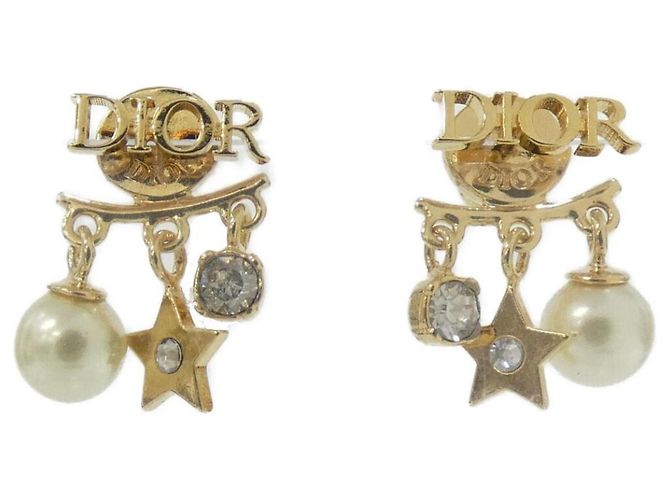 Pendientes Christian Dior Revolution E1169DVORS Blanco Dorado