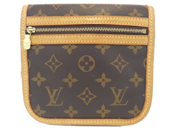 Bumbag Bolsa de cintura Louis Vuitton Monogram Bosphore M40108 Bolsa de ombro Marrom