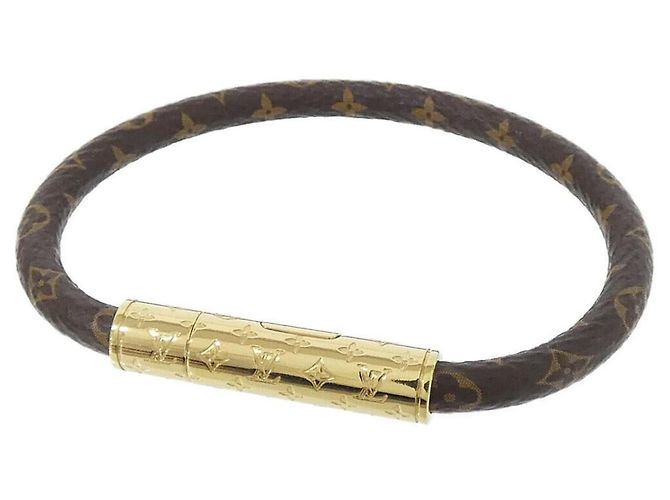 Pulsera con Dijes Monogram Louis Vuitton Castaño