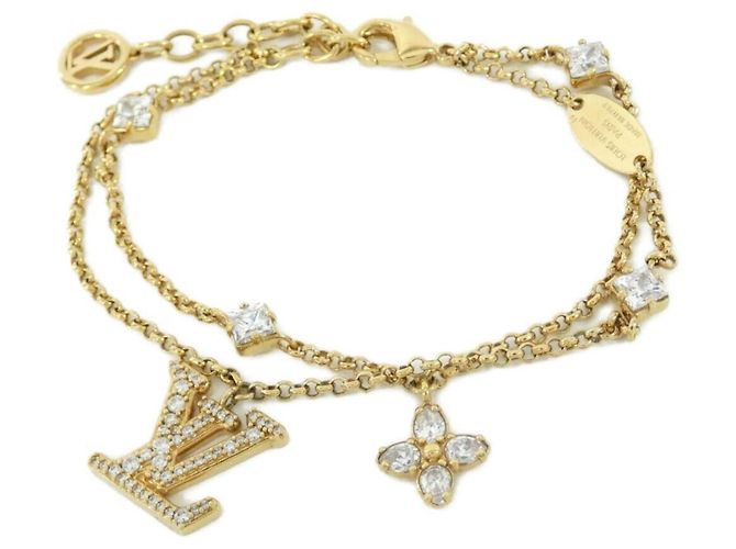 Pulseira com Pingente Lady LV Louis Vuitton Dourado