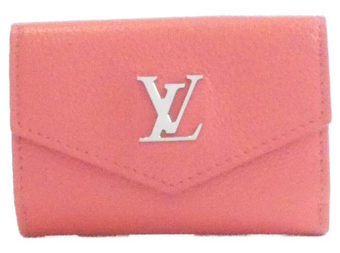 Louis Vuitton Portefeuille Lock Mini M67860 Wallet Red
