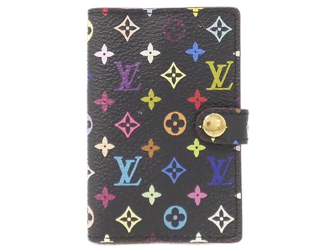 Louis Vuitton Multicolor Carnet de Val Organizer Black Golden