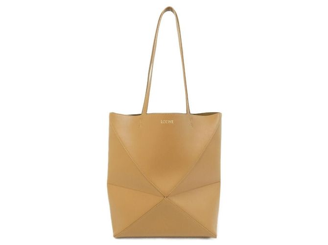 mala Loewe Puzzle Fold Tote Bege