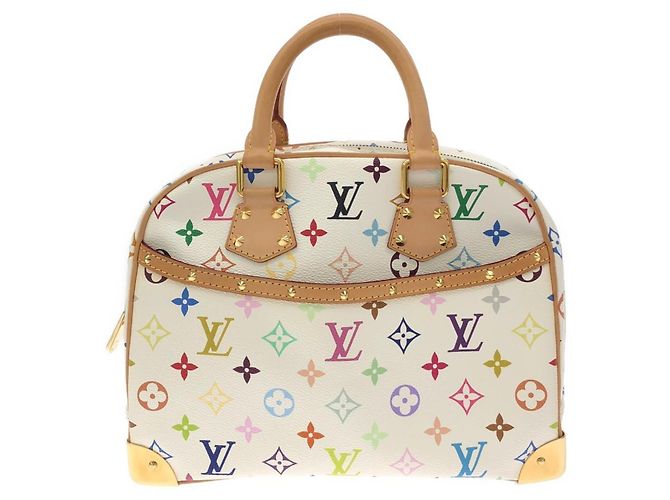 Louis Vuitton Multicolor Trouville Handtasche Weiß