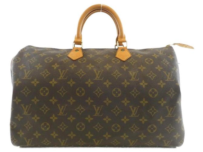 Bolsa Louis Vuitton Monogram Speedy Boston Marrom