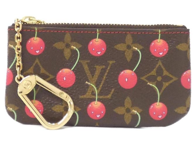 Portamonete Louis Vuitton Monogram Cherry Marrone