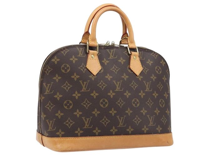 Bolsa de mão LOUIS VUITTON Monogram Alma M51130 LV Auth BA15999V Monograma