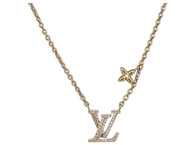 LOUIS VUITTON Collana LV Iconic metallo Silver M00596 LV Auth 205480M Argento