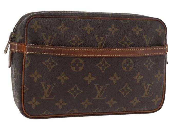 LOUIS VUITTON Monogram Compiegne 23 Clutch Bag M51847 LV Auth 207598 Monogramm