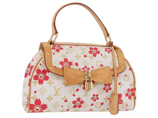 LOUIS VUITTON Monogram Cherry Blossom Sac Retro PM Bag M92014 LV Auth BA15759V