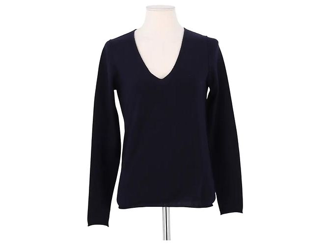 Zadig & Voltaire Maglione di lana blu navy