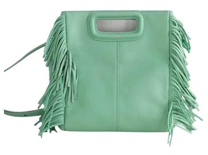 Maje Borsa a tracolla turchese