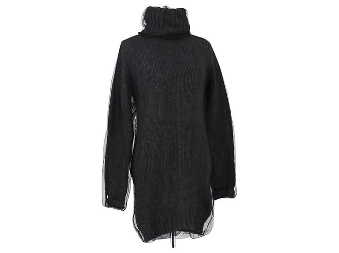 Dolce & Gabbana Anthracite wool dress Dark grey