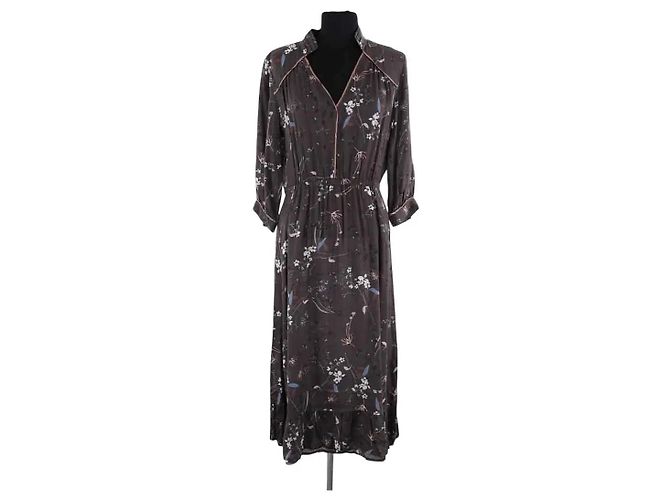 Ba&Sh Faustine dress grey