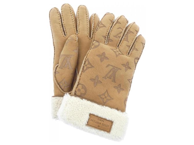 Guanti Caldi Louis Vuitton Beige