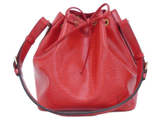 Noe Borsa a tracolla Louis Vuitton Epi Petit Noé Rosso