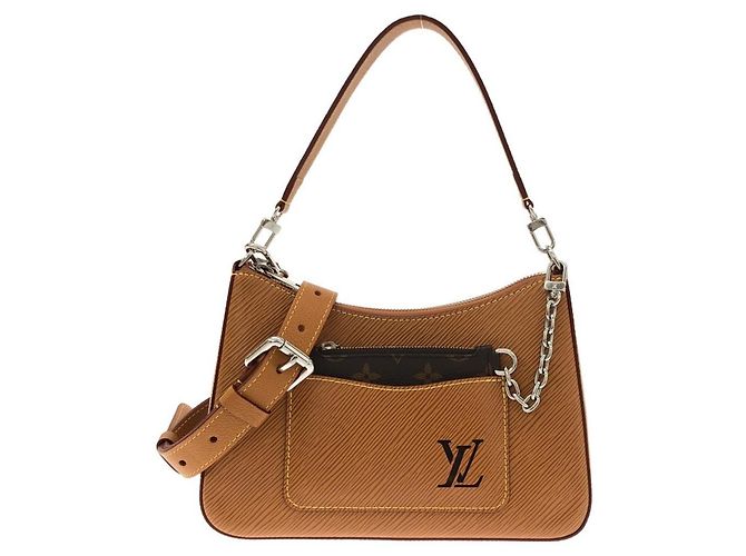 Borsa a tracolla Louis Vuitton Epi Marelle M80794 Marrone